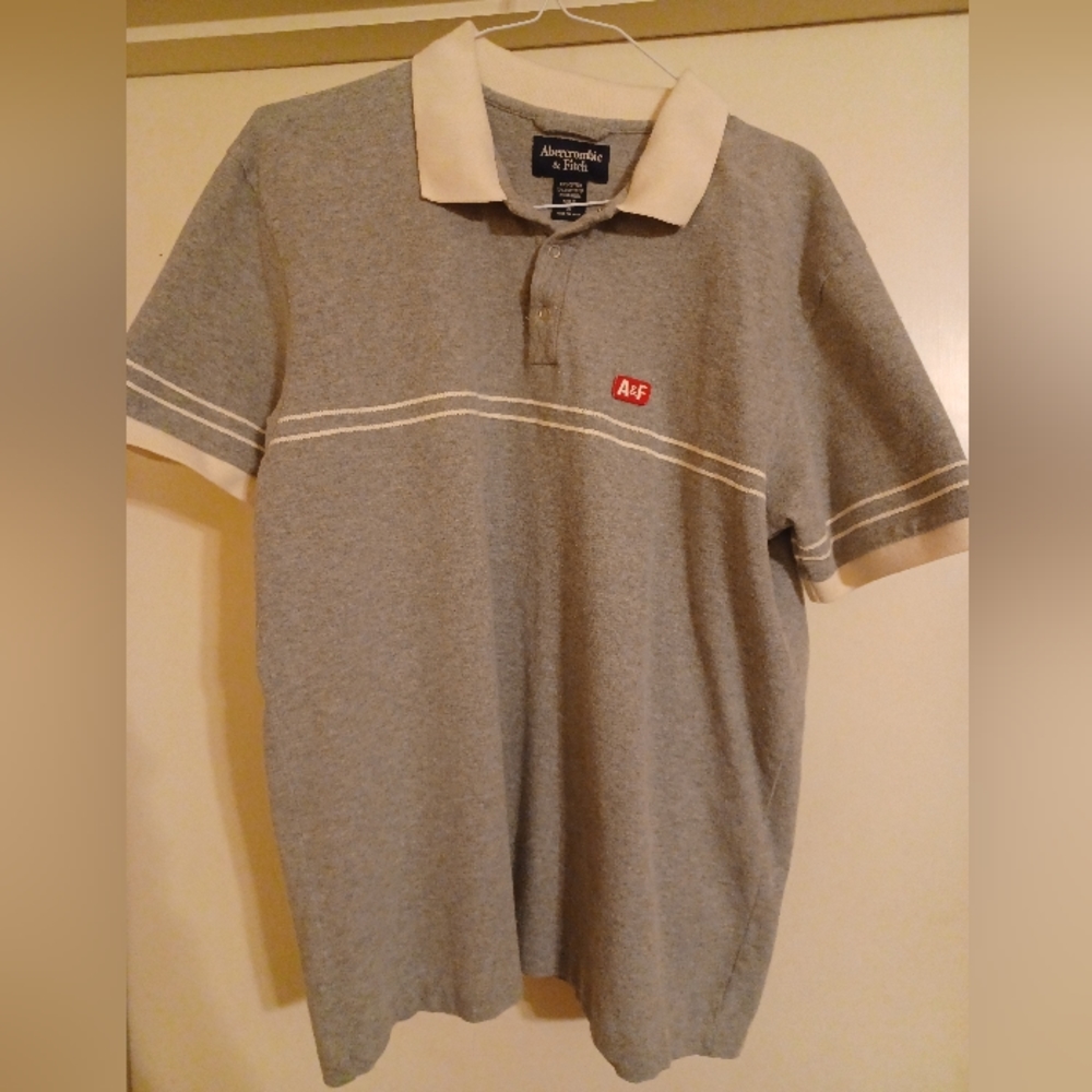 Abercrombie & Fitch short sleeve polo shirt ( Medium )